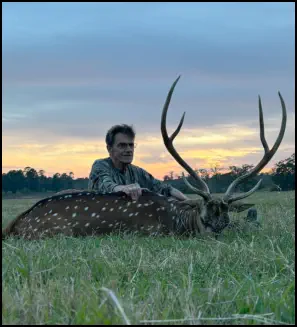 Recent hunt trophy taken at TEN26 Outdoors hunting ranch near Huntsville Texas