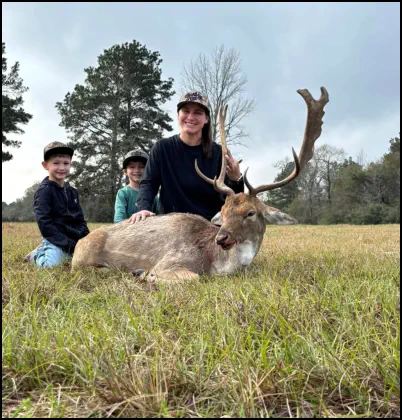 Recent hunt trophy taken at TEN26 Outdoors hunting ranch near Huntsville Texas