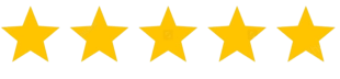 A picture of five gold stars used for reviews about TEN26 Outdoors texas hunting and guide service