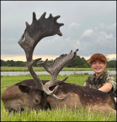 Recent hunt trophy taken at TEN26 Outdoors hunting ranch near Huntsville Texas