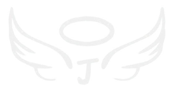 A picture of an angel wing that was created for Justin Miller