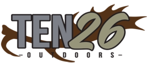 The picture is of the main logo for TEN26 Outdoors on the footer