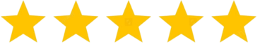 A picture of five gold stars used for reviews about TEN26 Outdoors texas hunting and guide service