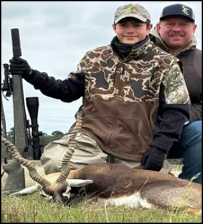 Recent hunt trophy taken at TEN26 Outdoors hunting ranch near Huntsville Texas