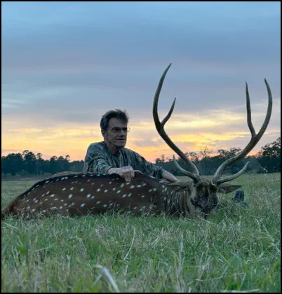 Recent hunt trophy taken at TEN26 Outdoors hunting ranch near Huntsville Texas